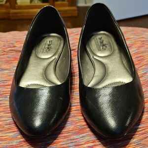 Coach and Four Flat Slip-on Pointed Shoes